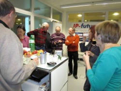 Engagierte Diskussionen...